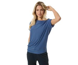 super natural Sport-/Freizeitshirt Yoga Loose Tee oceanblau Damen, Größe L