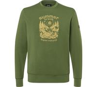 Super.Natural Herren Summer Break Crew Pullover (Größe S, oliv)