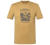 super.natural - Summer Break Tee - Merinoshirt, Gr. XL, beige (Sahara/CashmereGreyMelange)