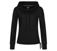 super.natural Women's Funnel Hoodie Jet Black XS