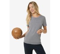 Super.Natural W Casual RIB BIO J Tee cashmere grey melange (55F) XL
