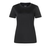 super.natural - Women's Casual Rib Bio Jersey Tee - Merinoshirt, Gr. XL, schwarz (JetBlack)
