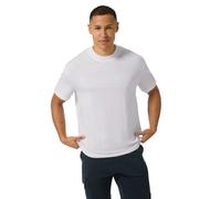 Super.Natural Herren Casual Rib Bio J T-Shirt (Größe XXL, weiss)