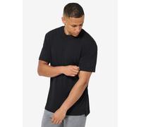 Super.Natural Herren Casual Rib Bio J T-Shirt (Größe M, schwarz)