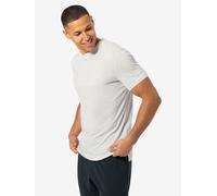 Super.natural Casual Rib Bio Kurzarm-t-shirt White Stone Melange L (SNM021820-73D-L)