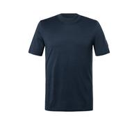 super.natural T-Shirt Herren Regular Fit Kurzarm Merinowolle blau, L