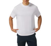 super.natural T-Shirt Herren Regular Fit Kurzarm Merinowolle weiß, M