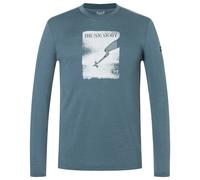 super.natural - The SN Story L/S - Longsleeve, Gr. M, grau (StormyWeather/Various)