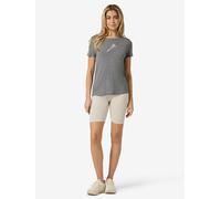 super.natural - Women's Duck Dive Tee - Merinoshirt, Gr. XL, grau/ various (CashmereGreyMelange/Various)