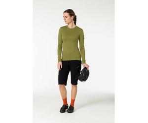 super.natural Trainingsshirt "Grava" in Khaki - Größe M | Damen Outdoor Tops Shirts