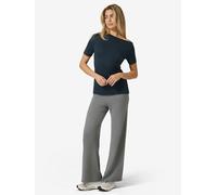 super.natural - Women's Drop Shoulder Tee - Merinoshirt, Gr. L, blau (Blueberry)