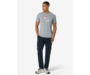 super.natural Trainingsshirt "Johnny" in Grau - Größe XL | Herren Sportshirts
