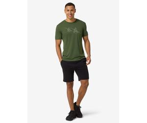 super.natural Trainingsshirt "Kanulines" in Grün - Größe XXL | Herren Sportshirts