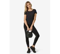 super.natural Trainingsshirt "Midsummer Air" in Schwarz - Größe L | Damen Outdoor Tops Shirts