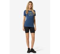 super.natural Trainingsshirt "Sea Urchin" in Blau - Größe S | Damen Outdoor Tops Shirts