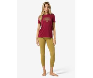 super.natural Trainingsshirt "Tree of Knowledge" in Rot - Größe XL | Damen Outdoor Tops Shirts