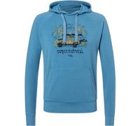 super.natural - Tropicar Hoodie - Hoodie, Gr. L, blau (BlueHeaven/Various)