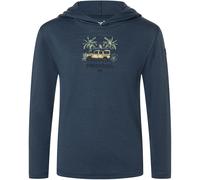 Super.Natural Tropicar Light Kinder Hoodies blau Größe 152 Trekking Hautfreundlich Merinowolle