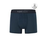 super.natural Trunks Herren Schurwollmix blau, 7 (XL)