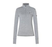 super.natural Tundra175 Zip 1/4 Bunny Damen cashmere grey melange/various L