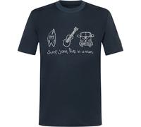 Super.Natural Van Life Bio J Herren T-Shirts blau Größe L Lifestyle Hautfreundlich Merinowolle