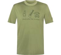 Super.Natural Van Life Bio J Herren T-Shirts oliv Größe L Lifestyle Hautfreundlich Merinowolle