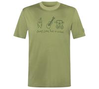 Super.Natural M VAN Life BIO J Tee sage/leaf melange (24I) L