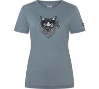 Super.Natural W Bandito CAT Tee stormy weather/jet black/white stone (61K) M