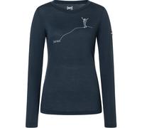 Super.Natural W Bergglück LS blueberry/feather grey (W87) XS