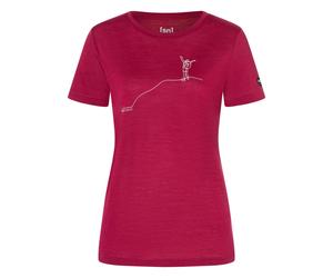 Super.Natural W Bergglück Tee beet red/feather grey (12I) XS
