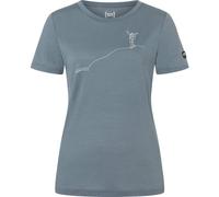 Super.Natural W Bergglück Tee stormy weather/feather grey (10J) XL