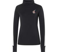 Super.Natural W Bunny Roll Neck jet black/fresh white/various (77G) XL