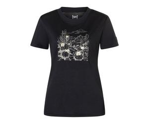 Super.Natural W Cactus World BIO J Tee jet black/various (X48) S