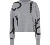 Super.Natural W Capital Logo Krissini cashmere grey melange/jet black (74F) XL