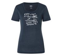 Super.Natural Damen Cote D'azur T-Shirt (Größe M, blau)