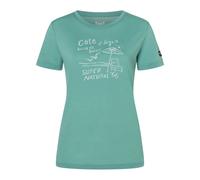 Super.Natural W Cote D'azur Tee lagoon green/white stone (36I) L