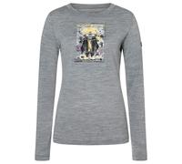 Super.Natural W Crazy Mouse LS cashmere grey melange/various (35G) L