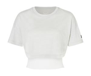Super.Natural W Crop Tee white stone melange/fresh white (11E) XL