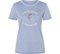 Super.Natural W Cycologist BIO J Tee forget me not blue/tapioca/mountain trail (17K) XL