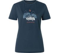 Super.Natural W Dolomites Campsites Tee blueberry/various (W55) XS