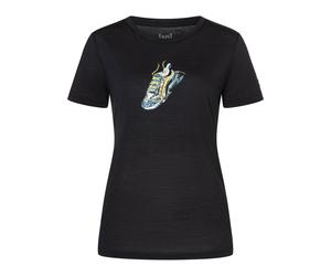 Super.Natural W Flashy Sneaker Tee jet black/various (X48) M