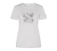 Super.Natural W Flower Field BIO J Tee white stone melange/cashmere grey melange (73H) XS