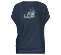 Super.Natural W Flower Sneakers Loose Tee blueberry/feather grey (W87) L