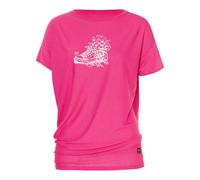 Super.Natural Damen Flower Sneakers Loose T-Shirt (Größe XS, pink)