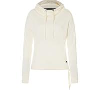 super.natural Kapuzenpullover FUNNEL BIO für Damen, nachhaltig, Merino Fresh White S