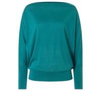 super.natural - Women's Kula Top - Merinopullover, Gr. M, türkis (Pacific)