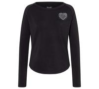 Super.Natural W Little Heartwood Crew jet black/feather grey (Y87) XL