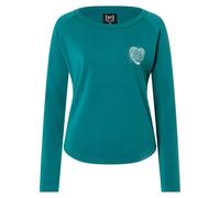 Super.Natural Damen Little Heartwood Crew Pullover (Größe L, tuerkis)