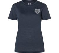 Super.Natural W Little Heartwood Tee blueberry/feather grey (W87) L