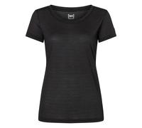 super.natural - Women's Midsummer Air Tee - Merinoshirt, Gr. L, schwarz (JetBlack)